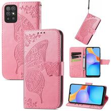 Load image into Gallery viewer, Butterfly Love Flowers Embossed Horizontal Flip Leather Case with Holder &amp; Card Slots &amp; Wallet &amp; Lanyard, For OPPO Realme C21Y, For Xiaomi Mi 11T / 11T Pro, For Honor Play 5T Youth, For Google Pixel 6, For vivo Y72 5G
