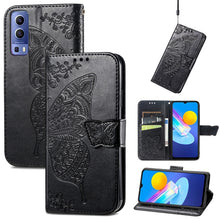 Load image into Gallery viewer, Butterfly Love Flowers Embossed Horizontal Flip Leather Case with Holder &amp; Card Slots &amp; Wallet &amp; Lanyard, For DOOGEE N40 Pro, For Infinix Zero 8, For OPPO Realme C21Y, For Vodafone Smart E11, For Wiko Power U30, For Xiaomi Mi 11T / 11T Pro             ...
