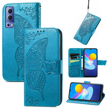 Load image into Gallery viewer, Butterfly Love Flowers Embossed Horizontal Flip Leather Case with Holder &amp; Card Slots &amp; Wallet &amp; Lanyard, For DOOGEE N40 Pro, For Infinix Zero 8, For OPPO Realme C21Y, For Vodafone Smart E11, For Wiko Power U30, For Xiaomi Mi 11T / 11T Pro             ...
