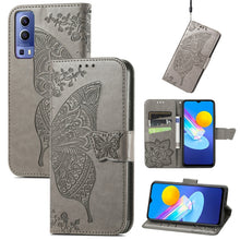 Load image into Gallery viewer, Butterfly Love Flowers Embossed Horizontal Flip Leather Case with Holder &amp; Card Slots &amp; Wallet &amp; Lanyard, For DOOGEE N40 Pro, For Infinix Zero 8, For OPPO Realme C21Y, For Vodafone Smart E11, For Wiko Power U30, For Xiaomi Mi 11T / 11T Pro             ...