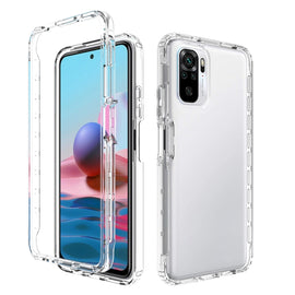 High Transparency Two-color Gradual Change PC+TPU Phone Case, For Xiaomi Redmi Note 10, For Xiaomi Mi 10T 5G, For Xiaomi Poco X3 NFC, For Xiaomi Poco M3