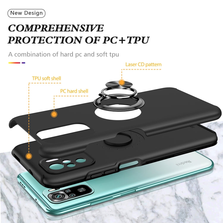 PC + TPU Shockproof Magnetic Phone Case with Invisible Ring Holder, For Xiaomi Redmi Note 9 Pro / Note 9S, For Xiaomi Redmi Note 10 4G, For Xiaomi Redmi Note 10 Pro, For Xiaomi Mi 11 Lite 5G, For Xiaomi Redmi K40, For Xiaomi Mi 10T Pro 5G              ...