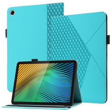 Load image into Gallery viewer, Rhombus Skin Feel Horizontal Flip Tablet Leather Case with Card Slots &amp; Holder, For Samsung Galaxy Tab A8 10.5 2021 X200/X205, For OPPO Realme Pad