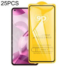 Load image into Gallery viewer, 25 PCS 9D Full Glue Full Screen Tempered Glass Film, For Xiaomi Mi 11 Lite 5G NE / Mi 11 Lite 5G (25 PCS), For Samsung Galaxy A52s 5G (25 PCS), For Samsung Galaxy M32 5G (25 PCS)