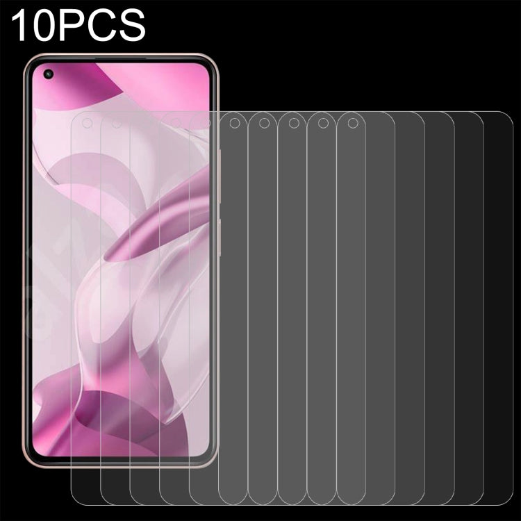 10 PCS 0.26mm 9H 2.5D Tempered Glass Film, For Xiaomi Mi 11 Lite 5G NE / Mi 11 Lite 5G (10 PCS), For Xiaomi Mi 11T / 11T Pro (10 PCS), For Samsung Galaxy M32 5G (10 PCS)