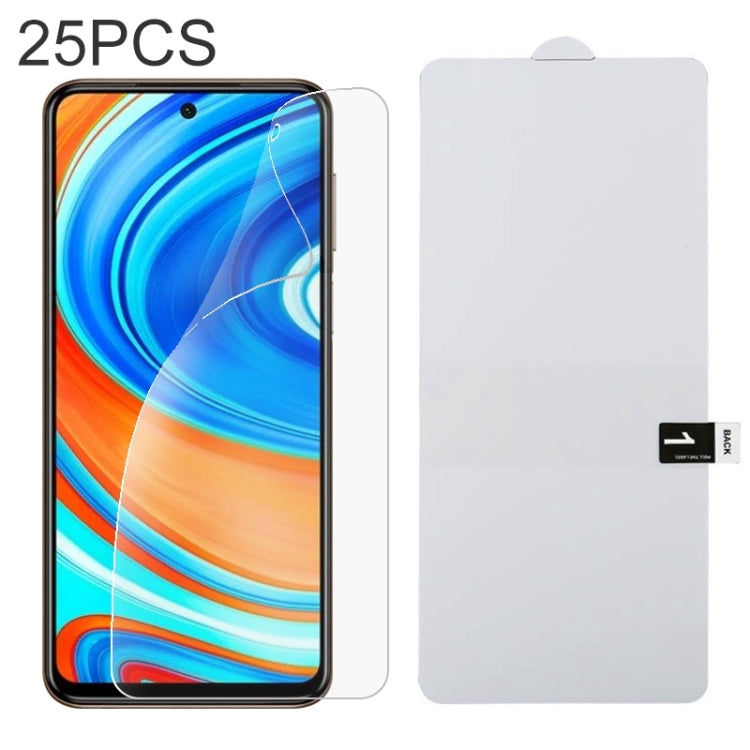 25 PCS Full Screen Protector Explosion-proof Hydrogel Film, For Samsung Galaxy A52s 5G (25 PCS), For Samsung Galaxy M52 5G (25 PCS), For Samsung Galaxy M32 5G (25 PCS), For Xiaomi Redmi Note 10 Lite (25 PCS), For Xiaomi Mi 11 Lite 5G NE (25 PCS)