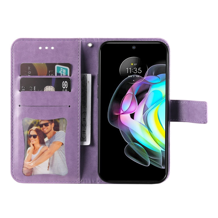 7-petal Flowers Embossing Horizontal Flip Leather Phone Case with Holder & Card Slots, For Motorola Edge 20, For vivo Y21 / Y21s / Y33s, For Nokia C20 / C10, For Samsung Galaxy A13 5G, For Xiaomi 11T / 11T Pro