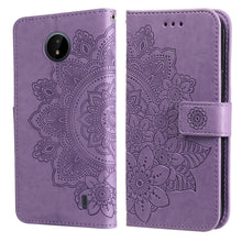 Load image into Gallery viewer, 7-petal Flowers Embossing Horizontal Flip Leather Phone Case with Holder &amp; Card Slots, For Motorola Edge 20, For vivo Y21 / Y21s / Y33s, For Nokia C20 / C10, For Samsung Galaxy A13 5G, For Xiaomi 11T / 11T Pro