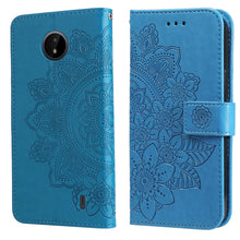 Load image into Gallery viewer, 7-petal Flowers Embossing Horizontal Flip Leather Phone Case with Holder &amp; Card Slots, For Motorola Edge 20, For Nokia C20 / C10, For vivo Y21 / Y21s / Y33s, For Samsung Galaxy A13 5G, For Xiaomi 11T / 11T Pro