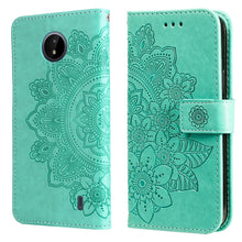 Load image into Gallery viewer, 7-petal Flowers Embossing Horizontal Flip Leather Phone Case with Holder &amp; Card Slots, For Motorola Edge 20, For vivo Y21 / Y21s / Y33s, For Nokia C20 / C10, For Samsung Galaxy A13 5G, For Xiaomi 11T / 11T Pro
