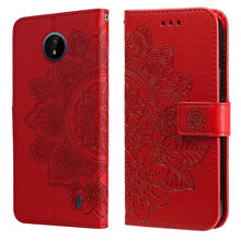 Load image into Gallery viewer, 7-petal Flowers Embossing Horizontal Flip Leather Phone Case with Holder &amp; Card Slots, For Motorola Edge 20, For vivo Y21 / Y21s / Y33s, For Nokia C20 / C10, For Samsung Galaxy A13 5G, For Xiaomi 11T / 11T Pro