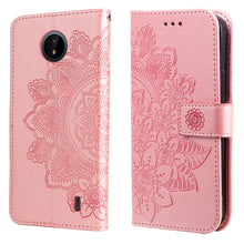 Load image into Gallery viewer, 7-petal Flowers Embossing Horizontal Flip Leather Phone Case with Holder &amp; Card Slots, For Motorola Edge 20, For vivo Y21 / Y21s / Y33s, For Nokia C20 / C10, For Samsung Galaxy A13 5G, For Xiaomi 11T / 11T Pro