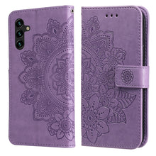 Load image into Gallery viewer, 7-petal Flowers Embossing Horizontal Flip Leather Phone Case with Holder &amp; Card Slots, For Motorola Edge 20, For Nokia C20 / C10, For vivo Y21 / Y21s / Y33s, For Samsung Galaxy A13 5G, For Xiaomi 11T / 11T Pro
