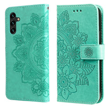 Load image into Gallery viewer, 7-petal Flowers Embossing Horizontal Flip Leather Phone Case with Holder &amp; Card Slots, For Motorola Edge 20, For Nokia C20 / C10, For vivo Y21 / Y21s / Y33s, For Samsung Galaxy A13 5G, For Xiaomi 11T / 11T Pro