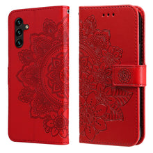 Load image into Gallery viewer, 7-petal Flowers Embossing Horizontal Flip Leather Phone Case with Holder &amp; Card Slots, For Motorola Edge 20, For vivo Y21 / Y21s / Y33s, For Nokia C20 / C10, For Samsung Galaxy A13 5G, For Xiaomi 11T / 11T Pro