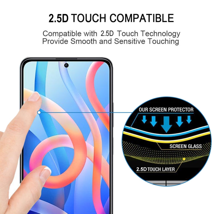 Full Glue Full Screen Tempered Glass Film, For Xiaomi Redmi Note 11 China / Poco M4 Pro 5G (1 PC), For Xiaomi Redmi Note 11 Pro / 11 Pro+ (1 PC)