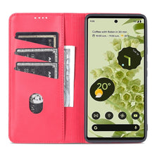 Load image into Gallery viewer, AZNS Magnetic Calf Texture Horizontal Flip Phone Leather Case, For Google Pixel 6, For Google Pixel 6 Pro, For Xiaomi Mi 11T / 11T Pro