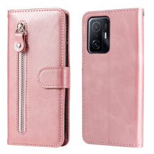 Load image into Gallery viewer, Fashion Calf Texture Zipper Horizontal Flip Leather Phone Case, For vivo Y21 / Y21S / Y33S, For Xiaomi 11T / 11T Pro