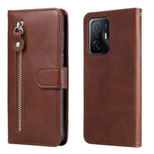 Load image into Gallery viewer, Fashion Calf Texture Zipper Horizontal Flip Leather Phone Case, For vivo Y21 / Y21S / Y33S, For Xiaomi 11T / 11T Pro