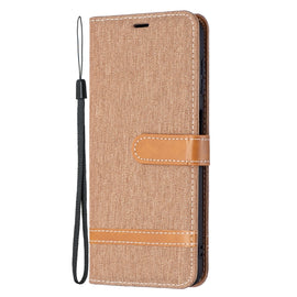 Color Matching Denim Texture Leather Case with Holder & Card Slots & Wallet & Lanyard, For Samsung Galaxy A13 5G, For Samsung Galaxy S22 Ultra 5G, For Samsung Galaxy S22+ 5G, For Samsung Galaxy S22 5G