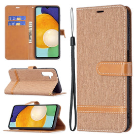 Color Matching Denim Texture Leather Case with Holder & Card Slots & Wallet & Lanyard, For Samsung Galaxy A13 5G, For Samsung Galaxy S22 Ultra 5G, For Samsung Galaxy S22+ 5G, For Samsung Galaxy S22 5G