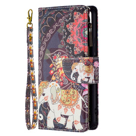 Colored Drawing Pattern Zipper Horizontal Flip Phone Leather Case with Holder & Card Slots & Wallet, For vivo Y21, For Samsung Galaxy A13 5G, For Samsung Galaxy S22 5G, For Samsung Galaxy S22+ 5G, For Samsung Galaxy S22 Ultra 5G