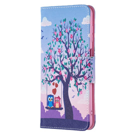 Colored Drawing Pattern Horizontal Flip Phone Leather Case with Holder & Card Slots & Wallet, For Samsung Galaxy A13 5G, For Samsung Galaxy S22 5G, For Samsung Galaxy S22+ 5G, For Samsung Galaxy S22 Ultra 5G