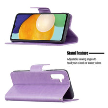 Load image into Gallery viewer, Embossing Two Butterflies Pattern Leather Phone Case with Holder &amp; Card Slot &amp; Wallet &amp; Lanyard, For Samsung Galaxy A13 5G, For Samsung Galaxy S22 Ultra 5G, For Samsung Galaxy S22+ 5G, For Samsung Galaxy S22 5G