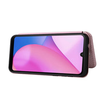 Load image into Gallery viewer, Carbon Fiber Texture Magnetic Horizontal Flip Leather Phone Case with Card Slot, For Blackview Oscal C20, For Samsung Galaxy A13 5G, For Motorola Moto E20 / E30 / E40