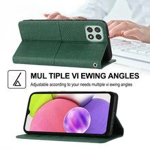 Load image into Gallery viewer, Woven Texture Stitching Magnetic Horizontal Flip PU Leather Phone Case, For Samsung Galaxy A03 International Version, For Xiaomi Redmi Note 11, For Samsung Galaxy A03 EU Version, For Xiaomi Redmi Note 11 Pro
