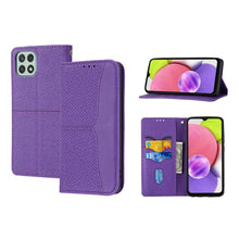 Load image into Gallery viewer, Woven Texture Stitching Magnetic Horizontal Flip PU Leather Phone Case, For Samsung Galaxy A03 International Version, For Xiaomi Redmi Note 11, For Samsung Galaxy A03 EU Version, For Xiaomi Redmi Note 11 Pro