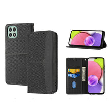 Load image into Gallery viewer, Woven Texture Stitching Magnetic Horizontal Flip PU Leather Phone Case, For Samsung Galaxy A03 International Version, For Xiaomi Redmi Note 11, For Samsung Galaxy A03 EU Version, For Xiaomi Redmi Note 11 Pro
