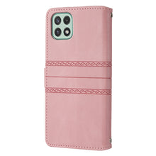 Load image into Gallery viewer, Embossed Striped Magnetic Buckle Horizontal Flip Phone Leather Case, For Samsung Galaxy A03 International Version, For Xiaomi Redmi Note 11, For Samsung Galaxy A03 EU Version, For Xiaomi Redmi Note 11 Pro, For Samaung Galaxy S22 Ultra 5G