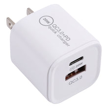 Load image into Gallery viewer, 20WACB 20W QC3.0 + PD Quick Charger, AU Plug, EU Plug, US Plug