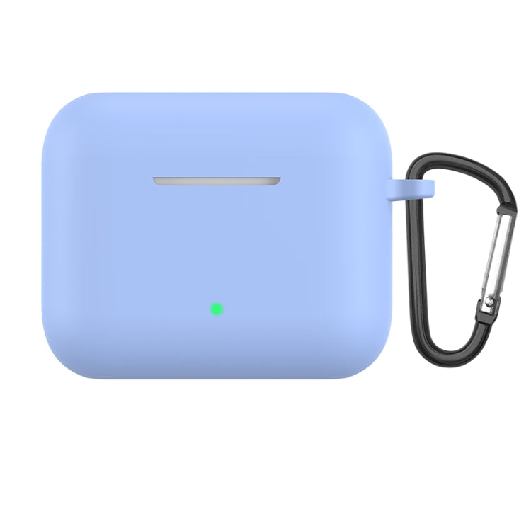 Solid Color Silicone Earphone Protective Case with Hook For Honor Earbuds X2