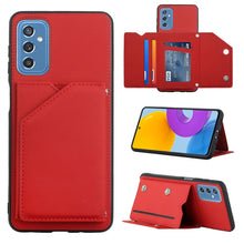 Load image into Gallery viewer, Skin Feel PU + TPU + PC Back Cover Shockproof Phone Case with Card Slots &amp; Holder &amp; Photo Frame, For OPPO Realme 8i, For Samsung Galaxy A13 5G, For Samsung Galaxy M52 5G, For Xiaomi Mi 11T / Mi 11 Pro