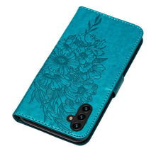 Load image into Gallery viewer, Embossed Butterfly Leather Phone Case with Holder &amp; Card Slot &amp; Wallet &amp; Lanyard, For Samsung Galaxy A13 5G, For Samsung Galaxy F52 5G, For Samsung Galaxy S22 5G, For Samsung Galaxy S22+ 5G, For Samsung Galaxy S22 Ultra 5G                              ...
