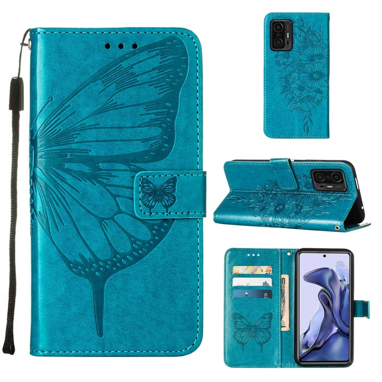 Embossed Butterfly Leather Phone Case with Holder & Card Slot & Wallet & Lanyard, For Samsung Galaxy A13 5G, For Samsung Galaxy F52 5G, For Samsung Galaxy S22 5G, For Samsung Galaxy S22+ 5G, For Samsung Galaxy S22 Ultra 5G                              ...