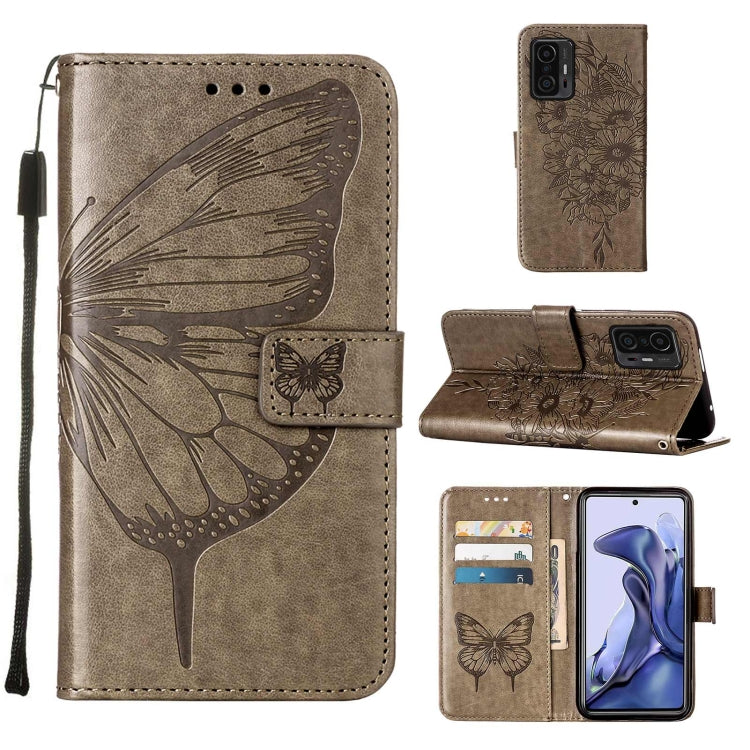 Embossed Butterfly Leather Phone Case with Holder & Card Slot & Wallet & Lanyard, For Samsung Galaxy A13 5G, For Samsung Galaxy F52 5G, For Samsung Galaxy S22 5G, For Samsung Galaxy S22+ 5G, For Samsung Galaxy S22 Ultra 5G                              ...
