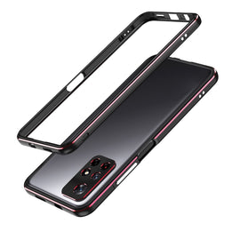 Aurora Series Lens Protector + Metal Frame Phone Case, For Xiaomi Redmi Note 11