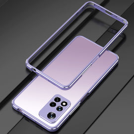 Aurora Series Lens Protector + Metal Frame Phone Case, For Xiaomi Redmi Note 11 Pro/11 Pro+