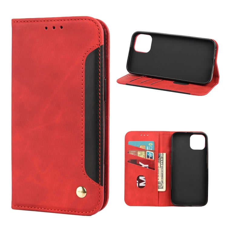 Skin Feel Splicing Leather Phone Case, For iPhone 11 Pro Max, For iPhone 11 Pro, For iPhone 11, For iPhone XS Max, For iPhone X / XS, For iPhone XR, For iPhone SE 2022 / SE 2020 / 8 / 7, For iPhone 8 Plus & 7 Plus
