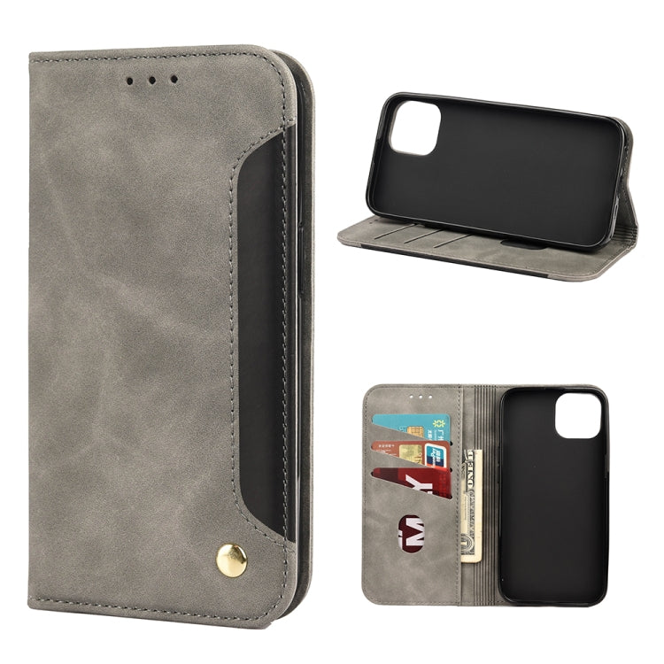 Skin Feel Splicing Leather Phone Case, For iPhone 11 Pro Max, For iPhone 11 Pro, For iPhone 11, For iPhone XS Max, For iPhone X / XS, For iPhone XR, For iPhone SE 2022 / SE 2020 / 8 / 7, For iPhone 8 Plus & 7 Plus