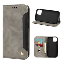 Load image into Gallery viewer, Skin Feel Splicing Leather Phone Case, For iPhone 11 Pro Max, For iPhone 11 Pro, For iPhone 11, For iPhone XS Max, For iPhone X / XS, For iPhone XR, For iPhone SE 2022 / SE 2020 / 8 / 7, For iPhone 8 Plus &amp; 7 Plus