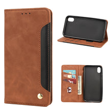 Load image into Gallery viewer, Skin Feel Splicing Leather Phone Case, For iPhone 11 Pro Max, For iPhone 11 Pro, For iPhone 11, For iPhone XS Max, For iPhone X / XS, For iPhone XR, For iPhone SE 2022 / SE 2020 / 8 / 7, For iPhone 8 Plus &amp; 7 Plus