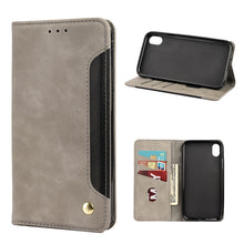 Load image into Gallery viewer, Skin Feel Splicing Leather Phone Case, For iPhone 11 Pro Max, For iPhone 11 Pro, For iPhone 11, For iPhone XS Max, For iPhone X / XS, For iPhone XR, For iPhone SE 2022 / SE 2020 / 8 / 7, For iPhone 8 Plus &amp; 7 Plus
