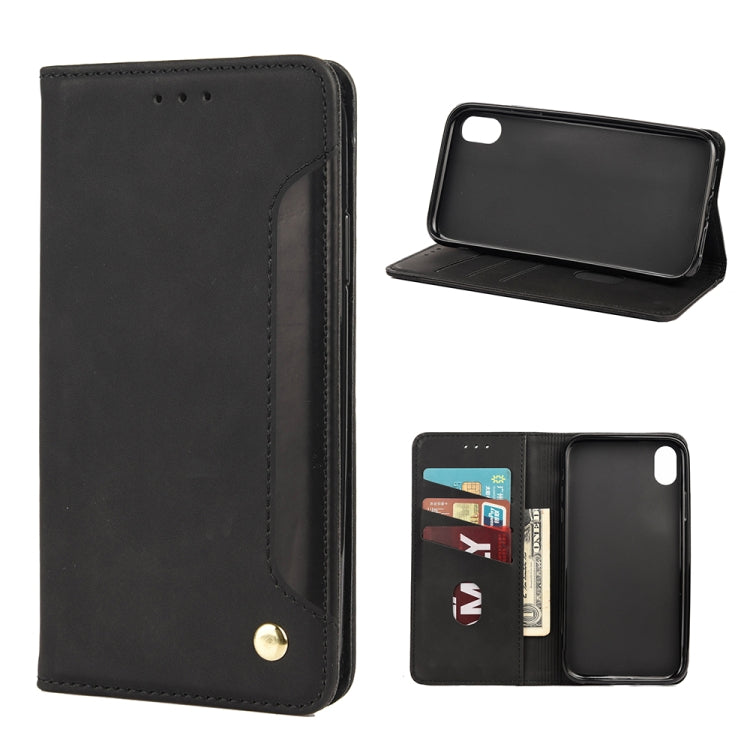 Skin Feel Splicing Leather Phone Case, For iPhone 11 Pro Max, For iPhone 11 Pro, For iPhone 11, For iPhone XS Max, For iPhone X / XS, For iPhone XR, For iPhone SE 2022 / SE 2020 / 8 / 7, For iPhone 8 Plus & 7 Plus