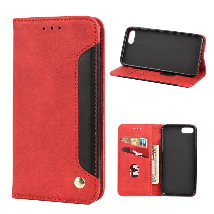Skin Feel Splicing Leather Phone Case, For iPhone 11 Pro Max, For iPhone 11 Pro, For iPhone 11, For iPhone XS Max, For iPhone X / XS, For iPhone XR, For iPhone SE 2022 / SE 2020 / 8 / 7, For iPhone 8 Plus & 7 Plus