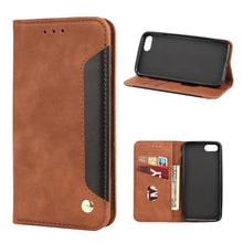 Load image into Gallery viewer, Skin Feel Splicing Leather Phone Case, For iPhone 6 Plus &amp; 6s Plus, For iPhone 6 &amp; 6s