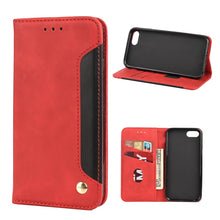 Load image into Gallery viewer, Skin Feel Splicing Leather Phone Case, For iPhone 6 Plus &amp; 6s Plus, For iPhone 6 &amp; 6s